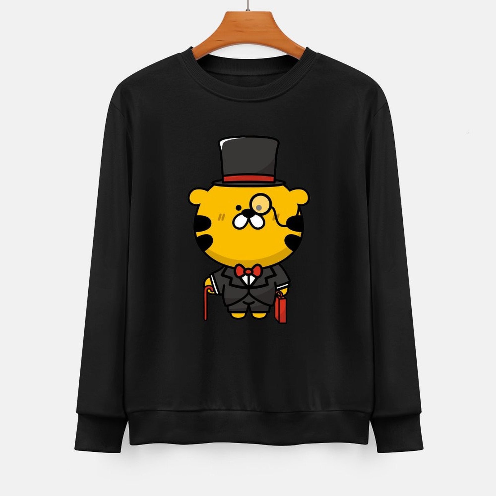 Front Patterned Long Sleeve TopCleanCut Softstyle